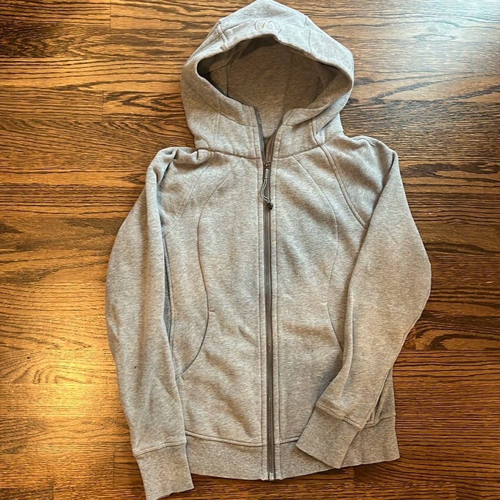Lululemon gray zip hoodie size 6